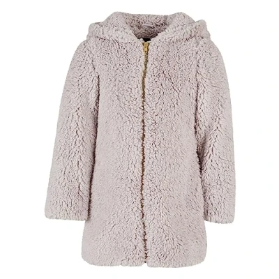 Abbildung von Urban Classics Sherpa Wintermantel für Kinder, Größe: 158/164, Warmgrey