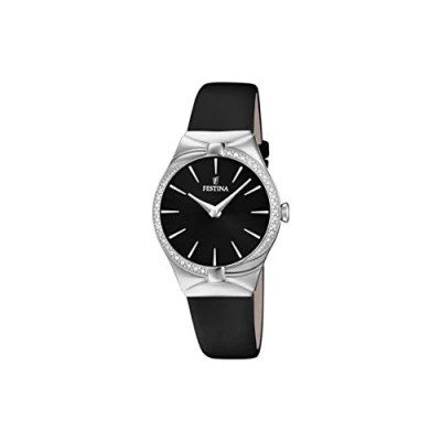 Abbildung von Festina Damen Analog Quarz Uhr mit Leder Armband F20388/4