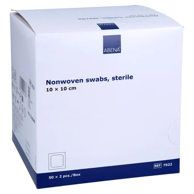 Abbildung von Vlieskompressen Steril 10x10 cm 4lagig 50X2 St