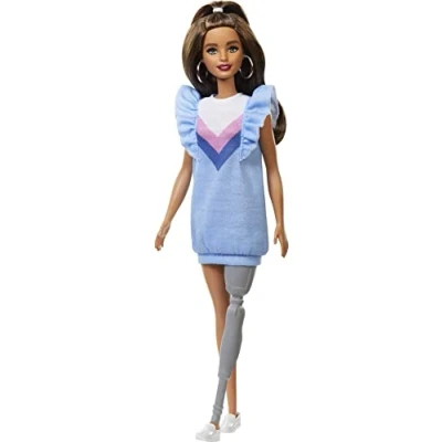Abbildung von Mattel® Anziehpuppe Mattel GYB08 Barbie Puppe mit Beinprothese