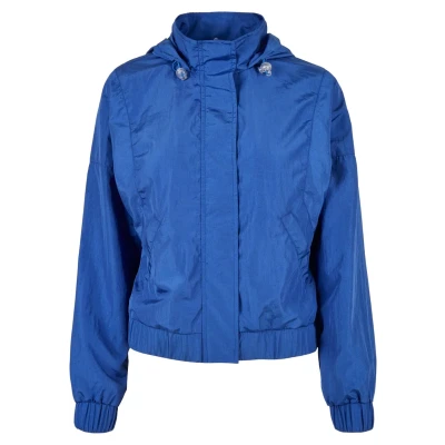 Abbildung von Urban Classics Crinkle Übergangsjacke, Damen, Größe: XS, Blue