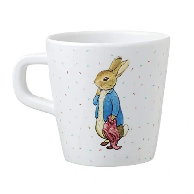Abbildung von Peter Hase BP913P ein fröhlicher und farbiger kleiner Becher zum Trinken wie großer., mehrfarbig
