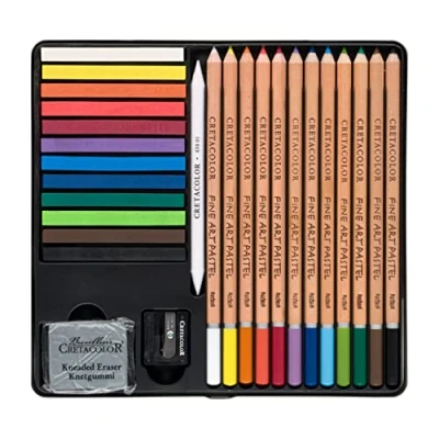 Abbildung von Brevillier&#039;s CRETACOLOR Pastellstifte The Pastel Basic Mehrfarbig