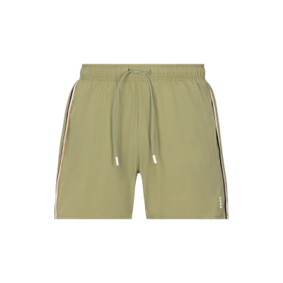 Abbildung von BOSS Iconic Badeshorts, Herren, Größe: Medium, Medium green