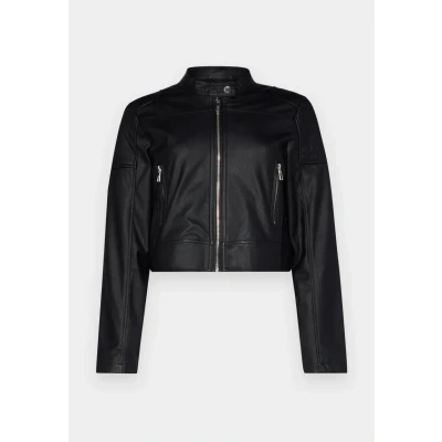Abbildung von ONLY Onlamia MOTO Jacket Kunstlederjacke, Damen, Größe: Medium, Black