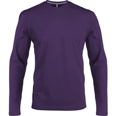 Abbildung von Herren T Shirt Langarm Rundhals Shirt, Leicht Körperbetont, in 20 Farben und Den Größen S, M, L, XL, 2XL, 3XL u. 4 XL