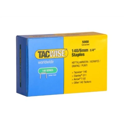 Abbildung von Tacwise Heftklammern 140/6mm verzinkt VE=5000 Stück