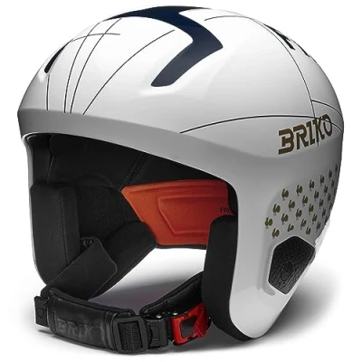 Abbildung von Briko, Helmet Unisex Erwachsene, Shiny White Tangaroa, Blau Gold, XL