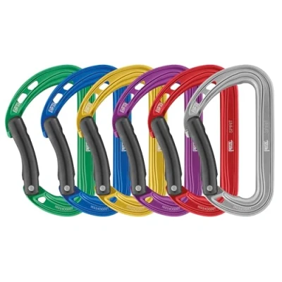 Abbildung von Petzl PACK 6 Spirit gebogen Karabiner (Bunt SET One Size) Kletterzubehör