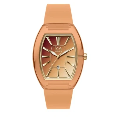 Abbildung von Ice Watch boliday Dome Peach Cherry Sunset Orange Damenuhr mit Silikonarmband 024036 (Small)