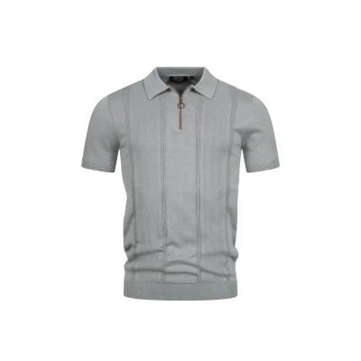Abbildung von Indicode Jeans Insago Poloshirt, Herren, Größe: Medium, Lt grey mix