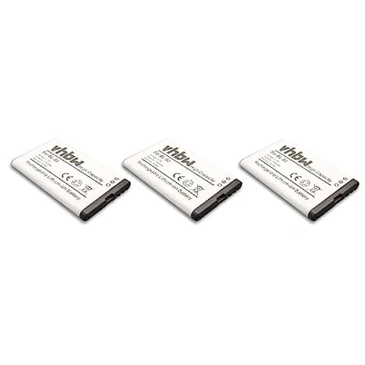 Abbildung von vhbw 3X Akku kompatibel mit Siemens Gigaset SL930A, SL930H, SL930 schnurlos Festnetz Telefon (1300 mAh, 3,7 V, Li Ion) Ersatz für V30145 K1310 X456, S30852 D2371 X1