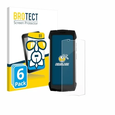 Abbildung von BROTECT Schutzglas für Doogee S Mini (6 Stück) Schutzfolie Panzer Folie Glas [Extrem Kratzfest 9H, Anti Fingerprint, Ultra Transparent]