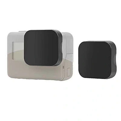 Abbildung von Objektivdeckel Abdeckung, kompatibel mit Hero 7 (nur Schwarz), 6 / 5 Digitalkamera, FANZR Anti Kriech wasserdicht, 2 Stück