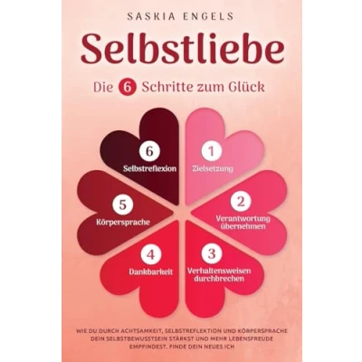 Abbildung von Selbstliebe Die 6 Schritte zum Glück: Wie du durch Achtsamkeit, Selbstreflektion und Körpersprache dein Selbstbewusstsein stärkst mehr Lebensfreude empfindest. Finde neues Ich