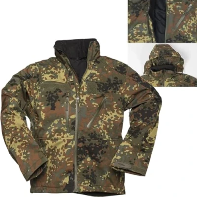 Abbildung von Mil Tec Unisex Ceket 10864021 Jacke, Flecktarn, L EU