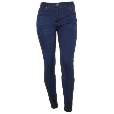 Abbildung von Dublin Reithose Shona Full Suede Sheet Blaue Denim/Navy 36