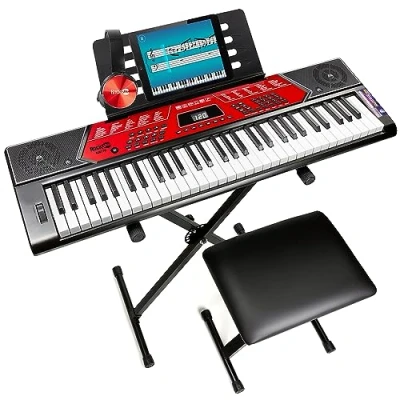 Abbildung von RockJam 61 Key Keyboard Piano Kit with Pitch Bend