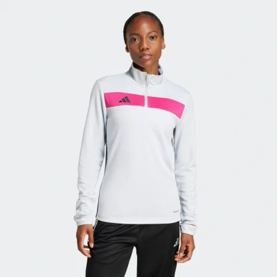 Abbildung von adidas Performance TIRO Essentials Sweatshirt, Damen, Größe: XXL, Clear grey/real magenta