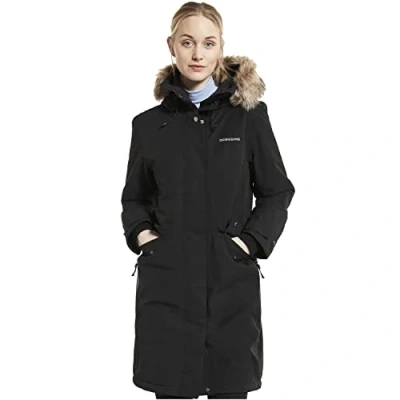 Abbildung von Didriksons Erika Parka, Damen, Größe: 38, Black