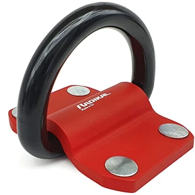 Abbildung von RADIKAL RK60 Boden oder Wandanker für Motorrad, Wohnwagen, Anhänger, 20 mm, 100% Stahl. Maximale Sicherheit.