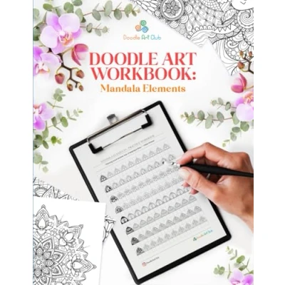 Abbildung von Doodle Art Workbook: Mandala Elements for Tracing and Practice (Doodle Workbooks, Band 3)