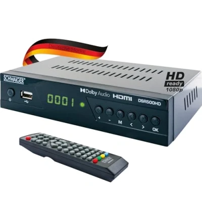Abbildung von Schwaiger DSR500HD HD SAT Receiver Front USB Anzahl Tuner: 1
