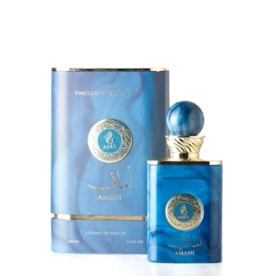 Abbildung von Ayat Perfumes Eau de Parfum Timeless Edition 100 ml Damen und Herrenduft Duft Dubai hergestellt in den Vereinigten Arabischen Emiraten Für Frauen (Amani)