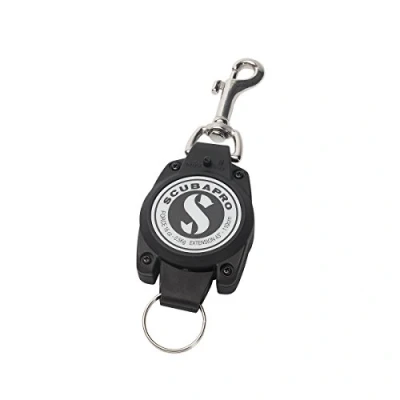 Abbildung von SCUBAPRO Unisex Erwachsene Premium Retractor w/Stop Zubehör, Schwarz, None or Other