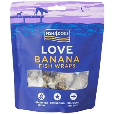 Abbildung von Fish4Dogs Banana Fish Wraps 100 g