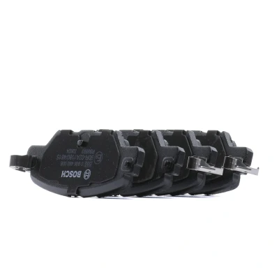 Abbildung von BOSCH 0 986 460 006 Bremsbelagsatz Low Metallic mit Anti Quietsch Blech, Montageanleitung MAZDA: CX 5 I, II