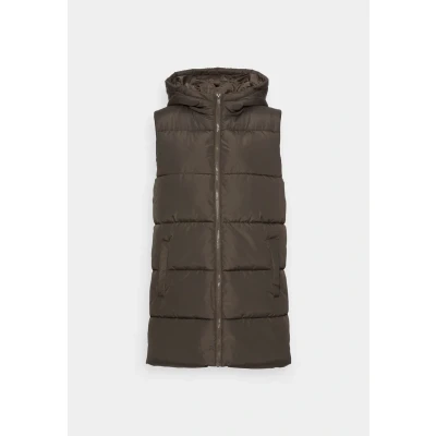Abbildung von Pieces Pcbee NEW Puffer VEST Weste, Damen, Größe: Medium, Black olive
