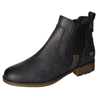 Abbildung von Mustang Shoes Chelseaboots, Schlupfstiefel, Stiefelette, Business Schuh in aktueller Used Optik