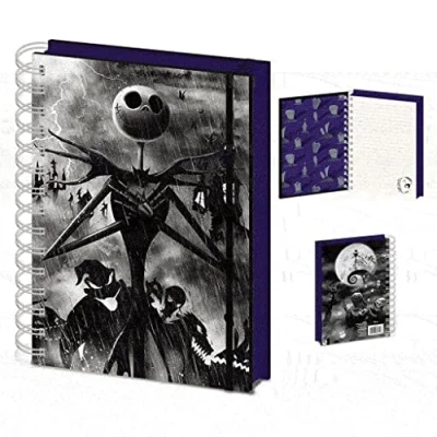 Abbildung von The Nightmare Before Christmas Notizbuch (3D Design), DIN A5 Ringbuch, Tagebuch offizielles Merchandise