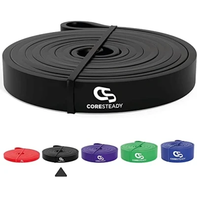Abbildung von Coresteady Fitnessband und Gummiband Sport Robustes Klimmzugband aus Gummi für Männer Frauen Krafttraining Muskelaufbau Training, Fitness, Klimmzughilfe Fitness Band