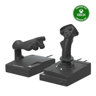 Abbildung von HORI HOTAS Flight Stick Designed for Xbox Series XS, One and PC Officially Licensed By Microsoft
