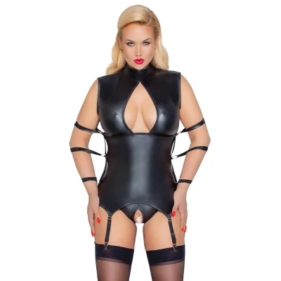 Abbildung von Strapshemd plus Slip ouvert im Mattlook