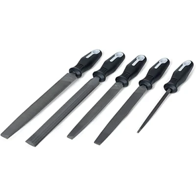 Abbildung von Crescent Nicholson 22040HNNN Allzweck Dateiset mit Ergonomischen Griffen, 5 Stücke