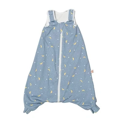Abbildung von ERGObaby ganzjahres Baby Schlafsack mit Füßen Gurtschlitz 6 18 Monate Baumwolle Tog 2.5 Winter, On The Move Stellar