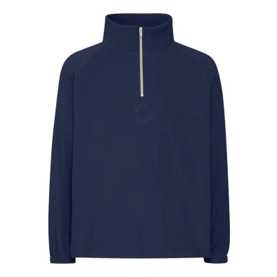 Abbildung von Solid Fleecepullover, Herren, Größe: Large, Insignia blue