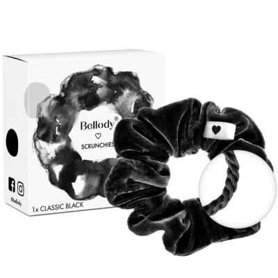 Abbildung von Bellody Scrunchie Haargummis Classic Schwarz
