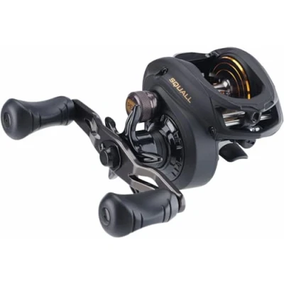 Abbildung von Penn Squall Low Profile Baitcaster Rolle 300 RH Multirolle