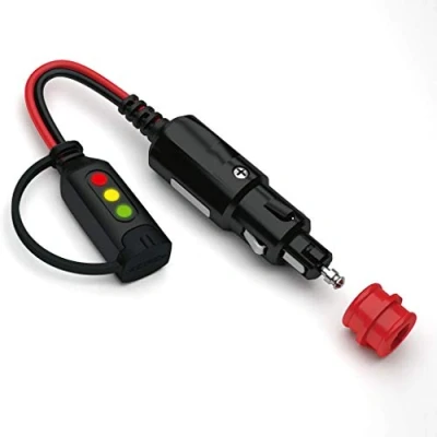 Abbildung von CTEK CTX INDICATOR PLUG 12V, LED Anzeige für den Batterieladestatus und Aufladezeitpunkt, in Verwendung der 12 V Fahrzeugladebuchse, alle 12V Blei Säure Batterien Ladegeräte CT5 Serie