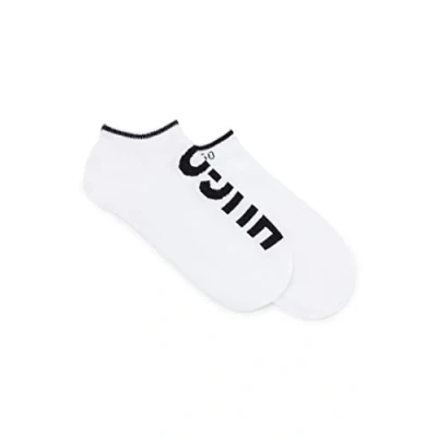 Abbildung von HUGO Damen 2p Logo Cc W Damensocken, White100, 39 42 EU