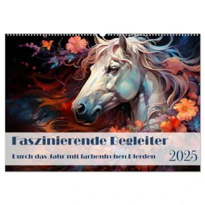 Abbildung von Faszinierende Begleiter (Wandkalender 2025 DIN A2 quer), CALVENDO Monatskalender