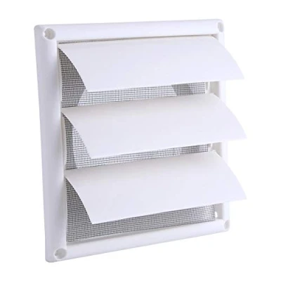 Abbildung von Fdit Kunststoff Lüftungsgitter Abdeckung 3 mit Lamellengitter Fliegengitterabdeckung(20 * 20CM)