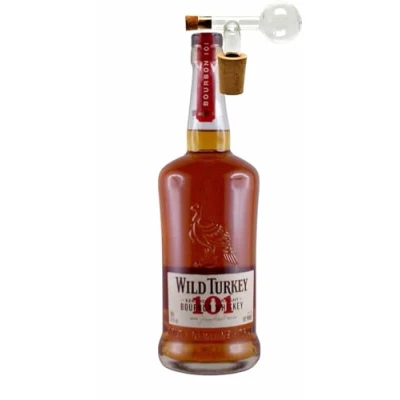 Abbildung von Wild Turkey 101 Proof Kentucky Straight Bourbon Whiskey + 1 Glaskugelportionierer zum feinen Dosieren