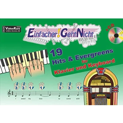 Abbildung von Einfacher! Geht Nicht: 19 Hits &amp; Evergreens für Klavier und Keyboard mit CD: Das besondere Notenheft Anfänger