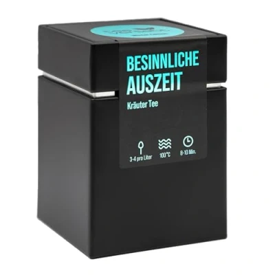 Abbildung von teeverliebt Winter Edition Besinnliche Auszeit Geschenkdose Kräutertee 70 g loser leckere Tee Mischung ideal als Geschenk