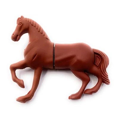 Abbildung von H Customs Pferd in Braun Reiten Tier USB Stick 32 GB 3.0